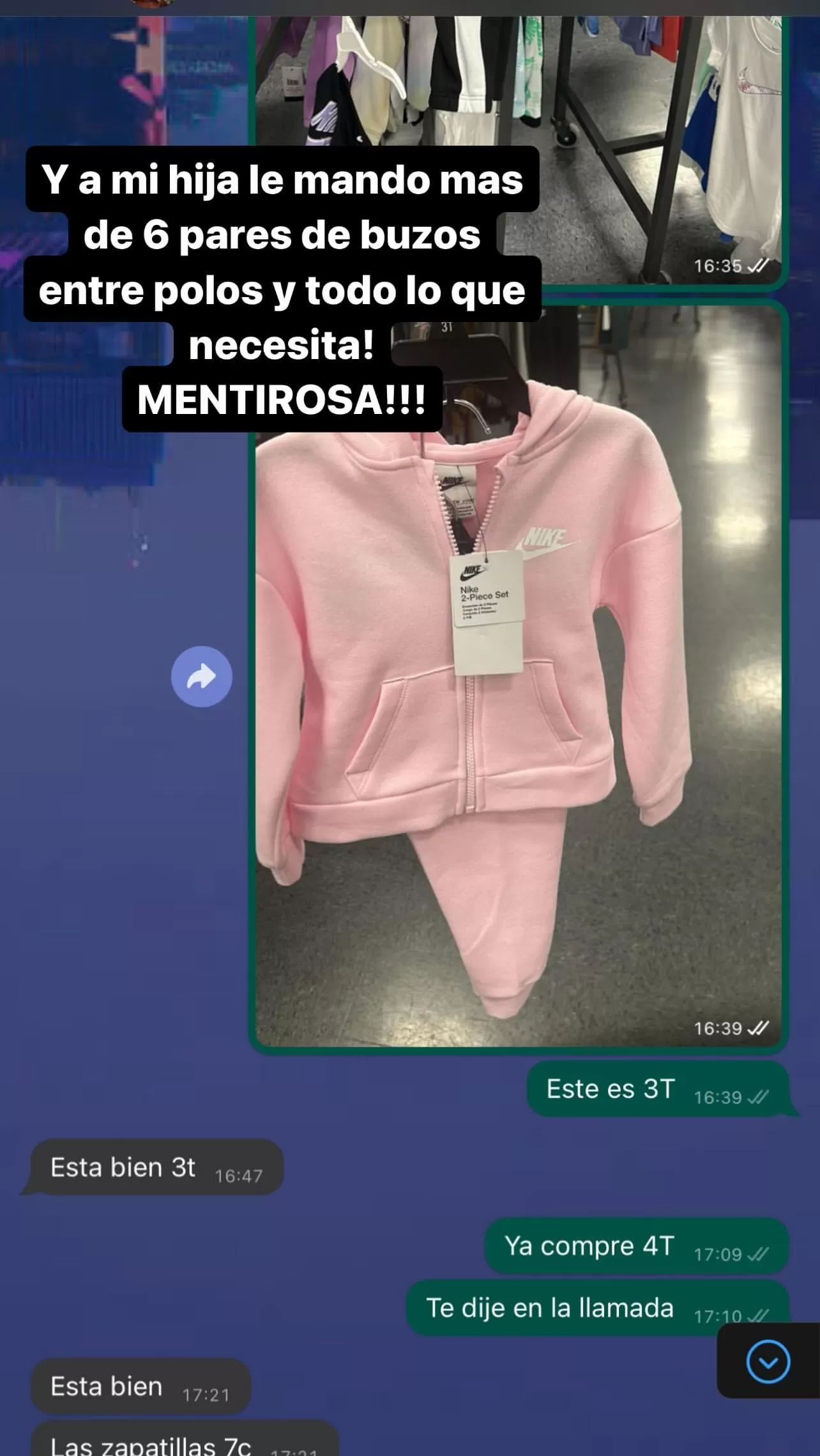 Youna mostró que sí le envía ropa a su hija desde Estados Unidos  / Instagram