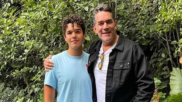 Eduardo Santamarina está muy orgulloso de su hijo Eduardo Zucchi / Instagram