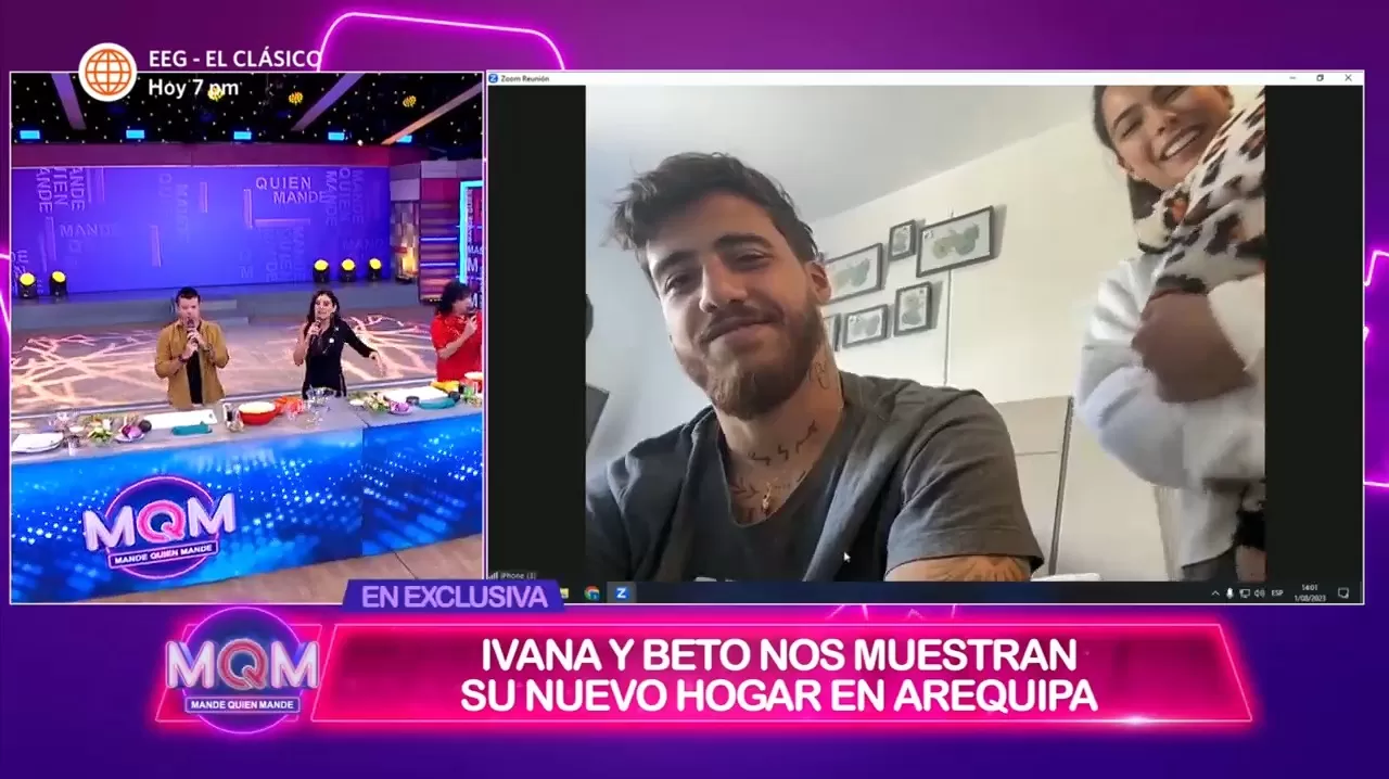 Ivana Yturbe marca territorio por su esposo Beto Da Silva / Mande Quien Mande