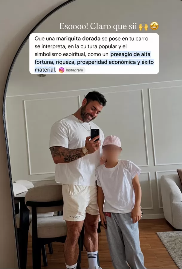 Sebastián Lizarzaburu se luce con su hija tras detención de Andrea San Martín / IG: @sebaslizar Sebastián Lizarzaburu se luce con su hija tras detención de Andrea San Martín / IG: @sebaslizar