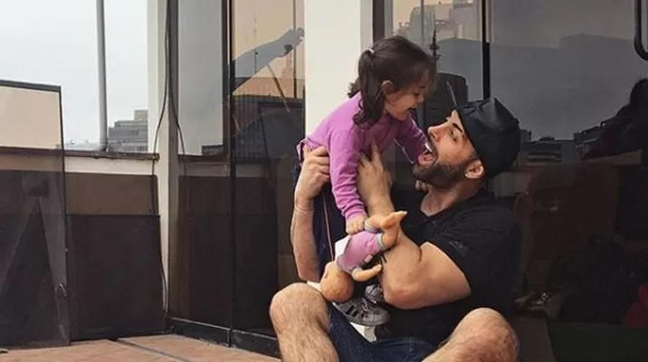 Sebastián Lizarzaburu y el emotivo reencuentro con su hija Maia. Foto: IG. S. Lizarzaburu Sebastián Lizarzaburu y el emotivo reencuentro con su hija Maia. Foto: IG. S. Lizarzaburu
