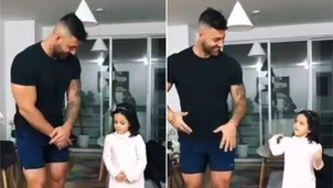 Sebastián Lizarzaburu y su hija protagonizan hilarante video en TikTok