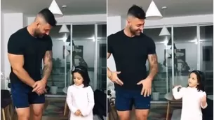 Sebastián Lizarzaburu y su hija protagonizan hilarante video en TikTok