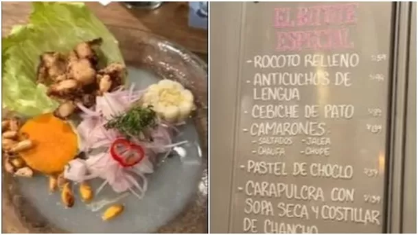 Sebastián Rulli se mostró maravillado al probar la gastronomía peruana. Fuente: Instagram