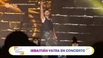 Sebastián Yatra puso a cantar a miles de sus fanáticos en Lima.