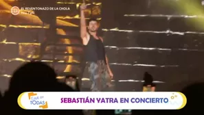 Sebastián Yatra puso a cantar a miles de sus fanáticos en Lima.