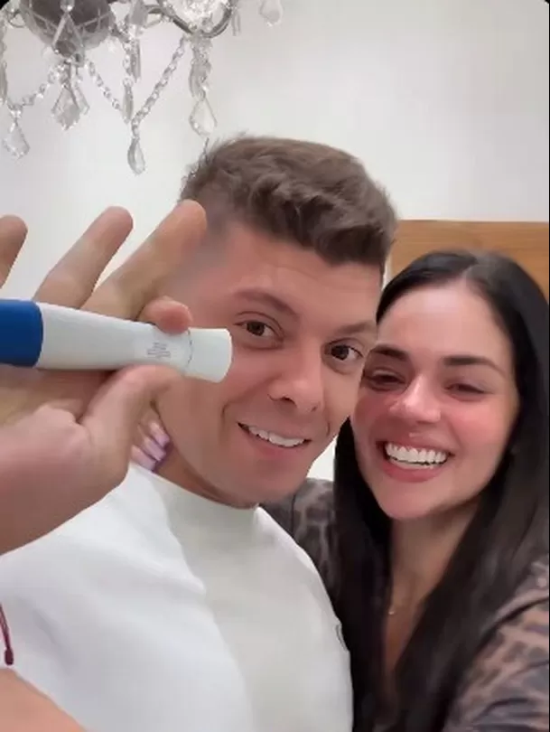 Natalia Segura e Ignacio Baladán nerviosos por prueba de embarazo / Instagram