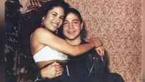 Selena Quintanilla y su esposo