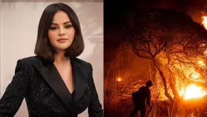 Selena Gómez donó 5 millones de dólares por incendios forestales en Los Ángeles / Instagram / AFP