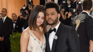 Selena Gómez y The Weeknd. Foto: EFE