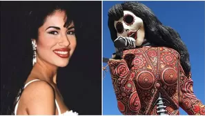 La catrina de Selena Quintanilla fue diseñada por el mexicano César Menchaca