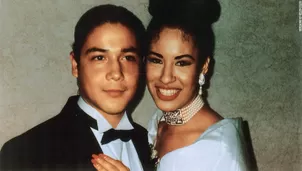 Selena Quintanilla y su esposo