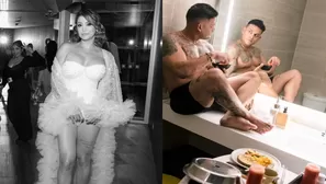 La sensual sesión de fotos de Karla Tarazona y Christian Domínguez / IG: @joselaraweddings