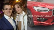 Sergio Baigorria muestra daños que sufrió su auto tras choque