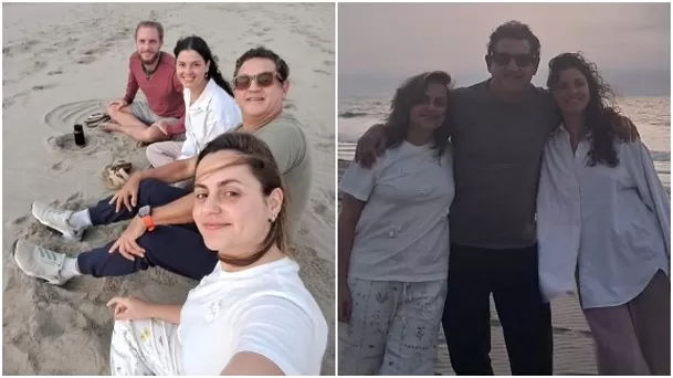 Sergio Galliani presentó a sus hijas mellizas en reunión familiar. Fuente: Instagram