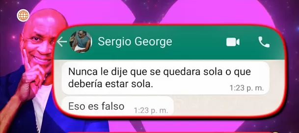 Sergio George negó haberle aconsejado a Yahaira Plasencia que estuviese sola/Foto: 'América Hoy'