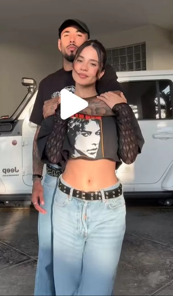 Camila, novia de Sergio Peña, lo defendió en TikTok antes de que surgiera la denuncia por abuso sexual Foto: TikTok