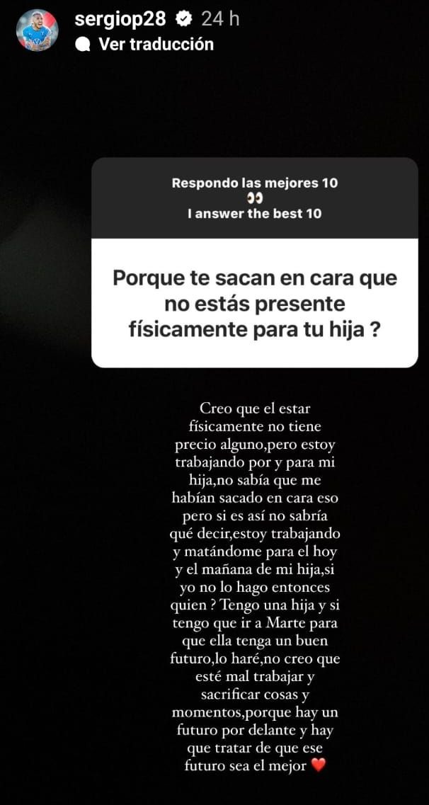 Sergio Peña se hartó y respondió a Valery Revello tras acusarlo de ser un padre ausente