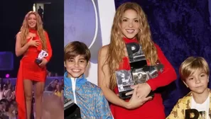 Shakira/ Milan y Sasha/ Foto Premios Juventud/ Video: Premios Juventud