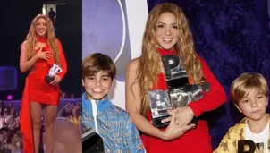 Shakira/ Milan y Sasha/ Foto Premios Juventud/ Video: Premios Juventud