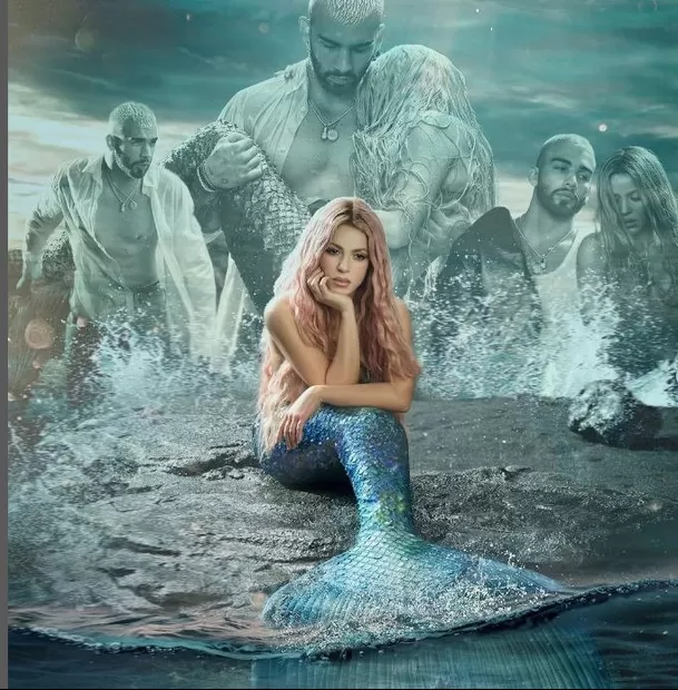 La cantante Shakira se refirió al significado de la presencia de una sirena en la canción Copa Vacía/ Foto: Instagram