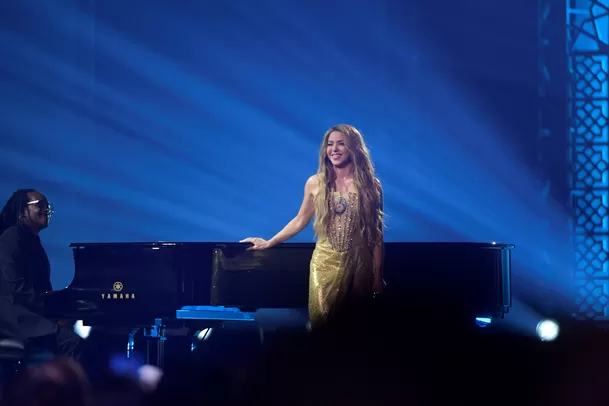 Shakira en los Latin Grammy 2023. Fuente: AFP