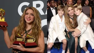 Shakira dedicó su Latin Grammy a Milan y Sasha: “Les prometí que van a tener una mamá feliz”/Fotos: AFP/Instagram/Video: Latin Grammy