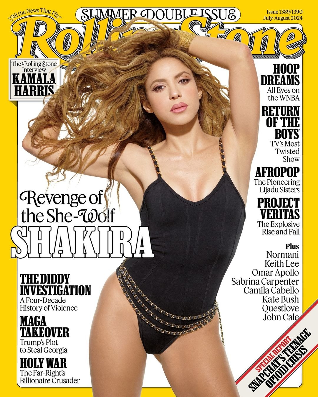 Shakira es la portada de la reciente edición de la revista Rolling Stone/Foto: Rolling Stone