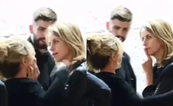 Shakira: Filtran video de mamá de Gerard Piqué ‘callando agresivamente’ a la cantante