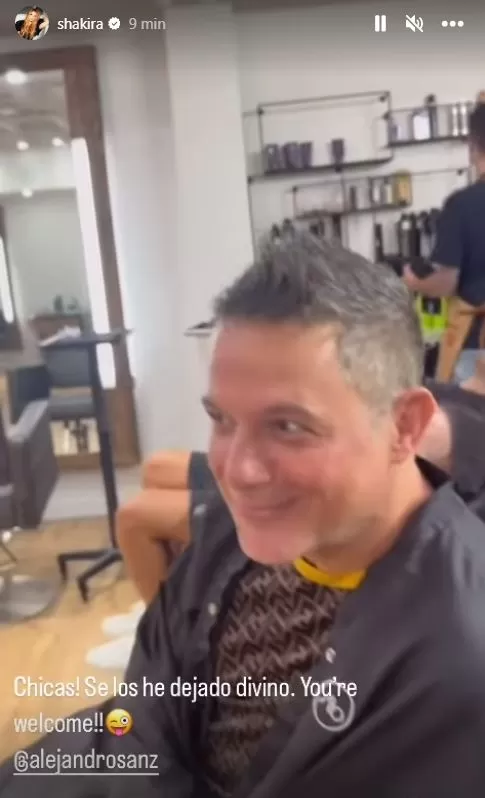 Alejandro Sanz cambió de look por recomendación de Shakira / Instagram