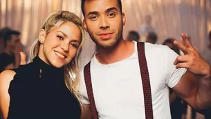 Shakira y Prince Royce. Foto y video: Instagram