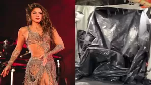 Shakira mostró cómo quedó camerino tras fuertes lluvias / América Espectáculos