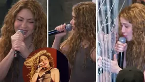Shakira ofreció emotivo concierto afuera de su hotel en Chile. Foto y video: Twitter