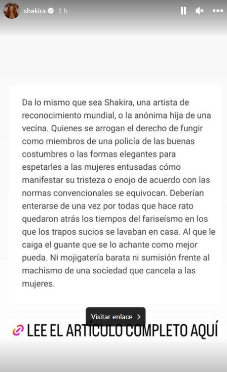 Shakira respondió a quienes la llaman “despechada” por su nueva canción en contra de Gerard Piqué 