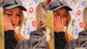 Shakira llorando en Nueva York