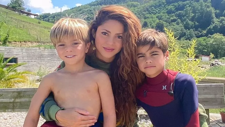 Shakira y sus hijos