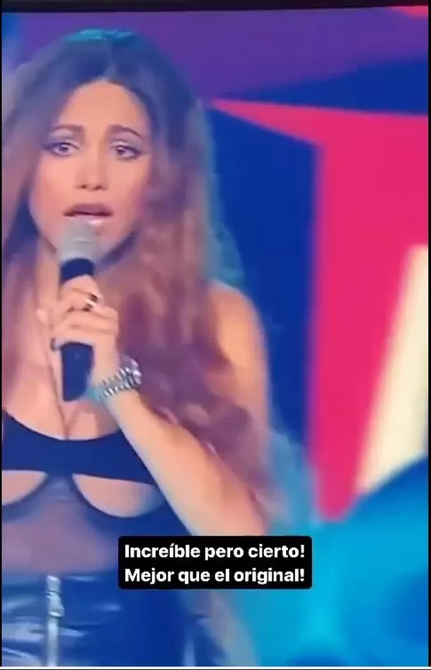 La imitadora de Shakira que dejó boquiabierta a la propia cantante/ Foto: IG Shakira