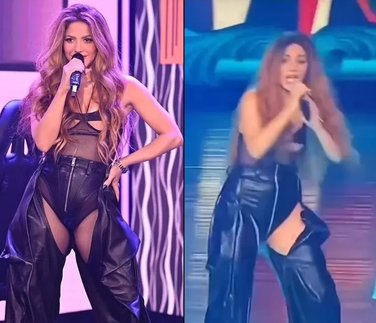 Izquierda Shakira/ derecha imitadora/ Fotos: IG Shakira