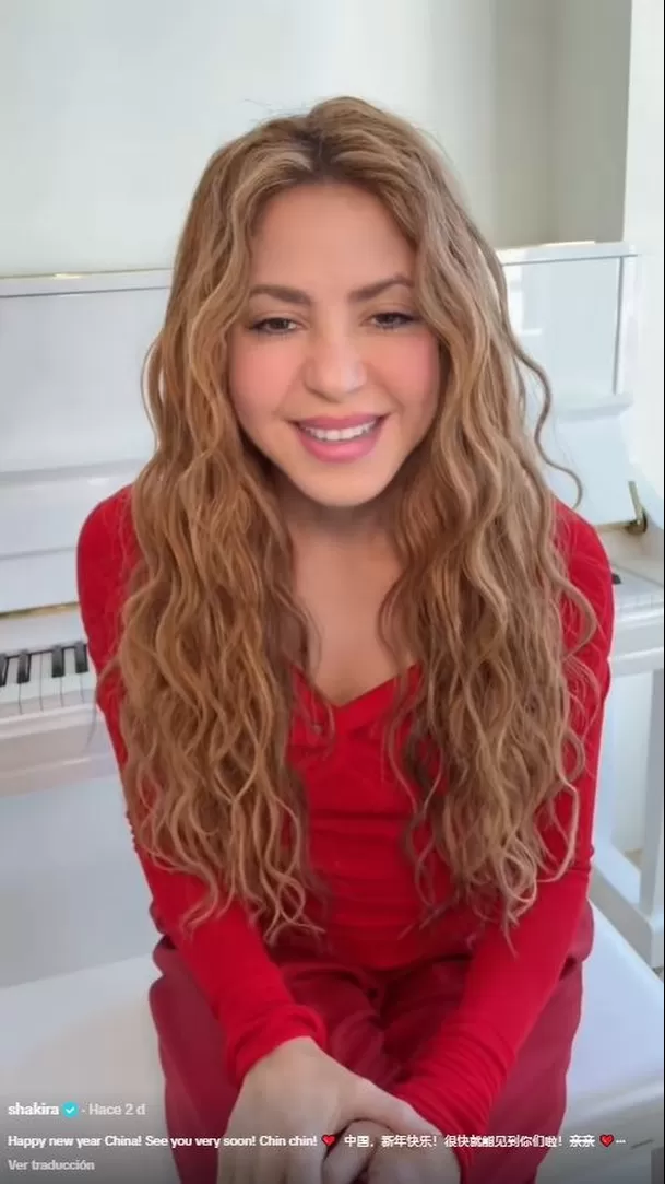 Shakira sorprendió hablando chino en su mensaje por el Año Nuevo Lunar / TikTok Shakira sorprendió hablando chino en su mensaje por el Año Nuevo Lunar / TikTok