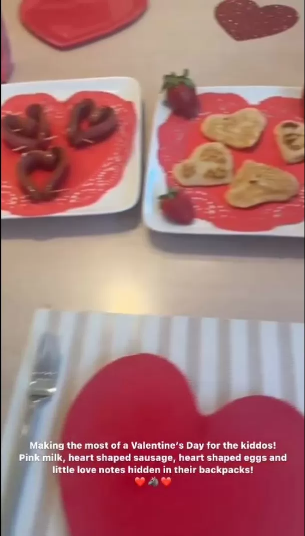 Shakira sorprendió a sus hijos por San Valentin con un desayuno preparado por ella/Foto: Instagram Shakira sorprendió a sus hijos por San Valentin con un desayuno preparado por ella/Foto: Instagram