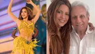 Shakira subió al escenario pese a la crisis de salud de su padre