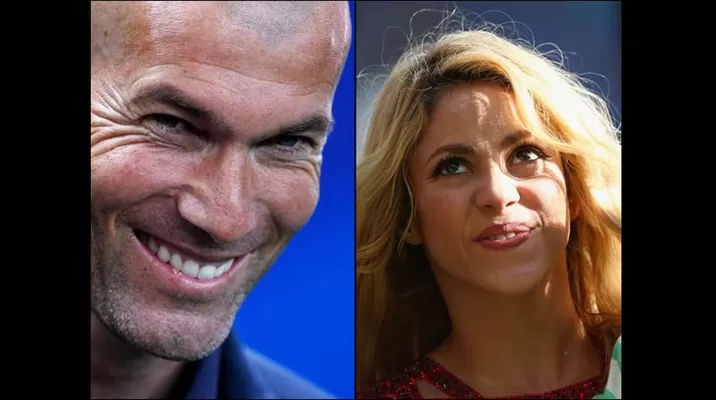 Shakira y la foto con Zidane que remece las redes sociales Shakira y la foto con Zidane que remece las redes sociales