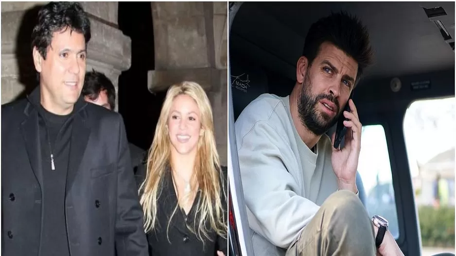 Shakira y su hermano. Gerard Piqué / Revista Hola / Instagram 