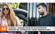 Shakira y Gerard Piqué se encontraron después del estreno de Music sessions #53 - Noticias de gerard