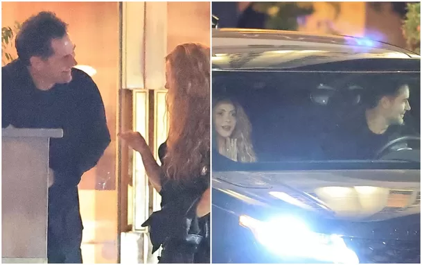 Shakira y Manuel se retiran en un coche que es conducido por el artista / IG: @deuxmoi Shakira y Manuel se retiran en un coche que es conducido por el artista / IG: @deuxmoi