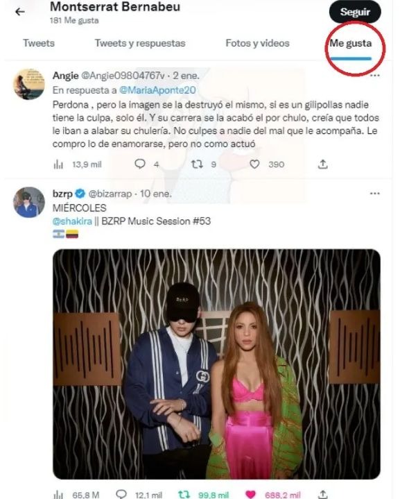 Shakira y los misteriosos “likes” de la mamá de Gerard Piqué para su nueva canción 