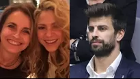 Shakira y su suegra. Gerard Piqué 