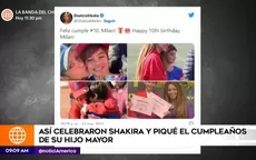 ¿Shakira y Piqué se vieron las caras en cumpleaños de su hijo Milan? - Noticias de pique