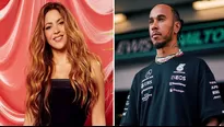 Shakira y Lewis Hamilton / Fotos: Instagram