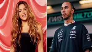 Shakira y Lewis Hamilton / Fotos: Instagram